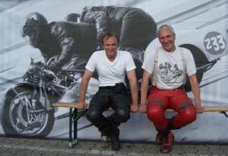 Die beiden Altmeister und Ducati Quler Horst Schneider und Werner Gromatka (und hoffentlich bald Mitstreiter!)